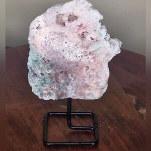 Pink Amethsyt Speciman With Stand